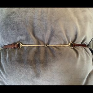 Gucci thin leather belt